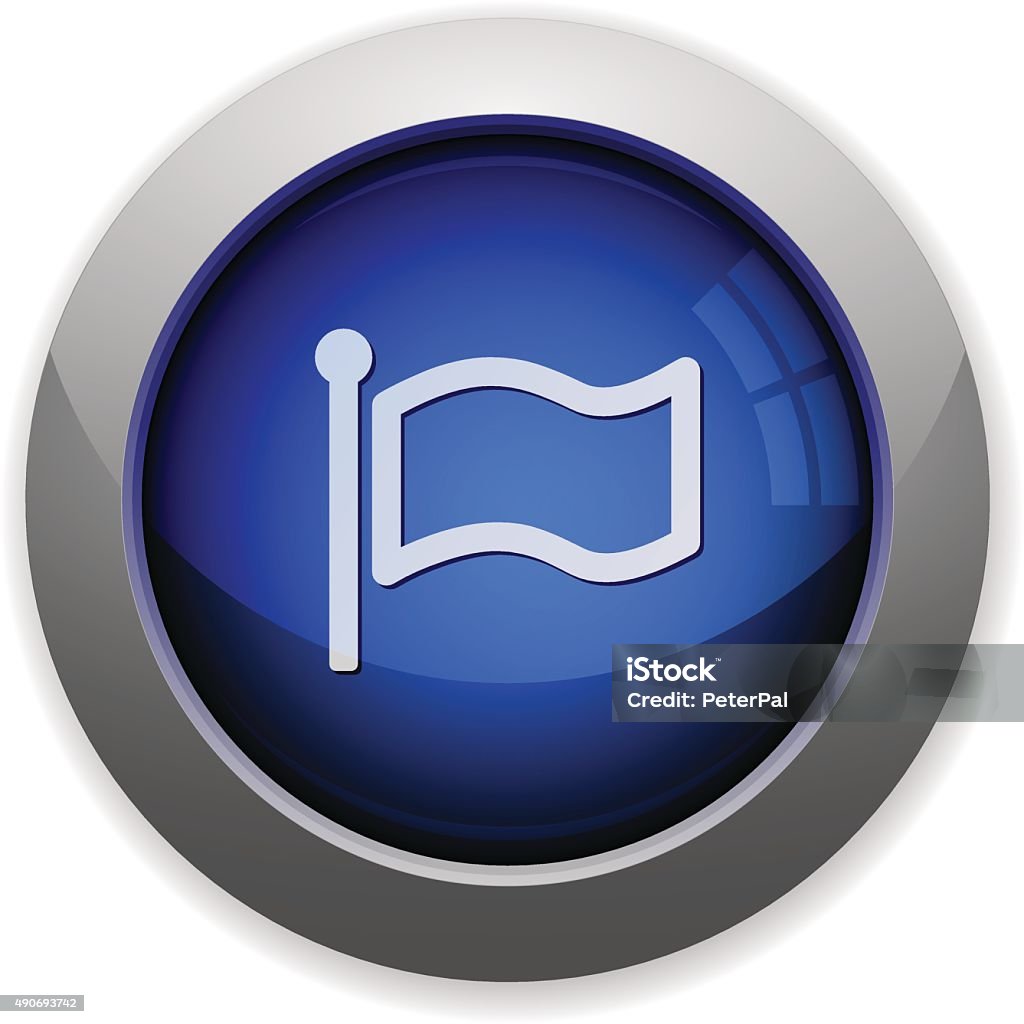 Windows Flag Button Flag Button Stock Illustration - Download Image Now - 2015, Blue, Flag ...