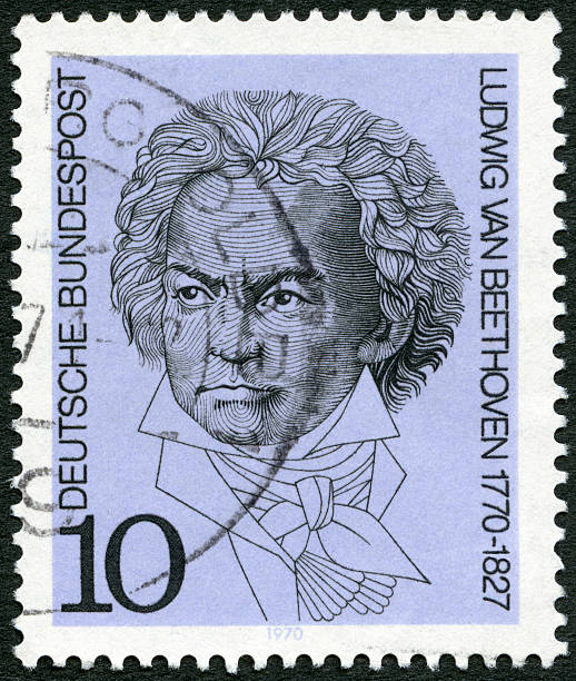 istock Postage stamp Germany 1970 shows Ludwig van Beethoven 1770-1827 490693761