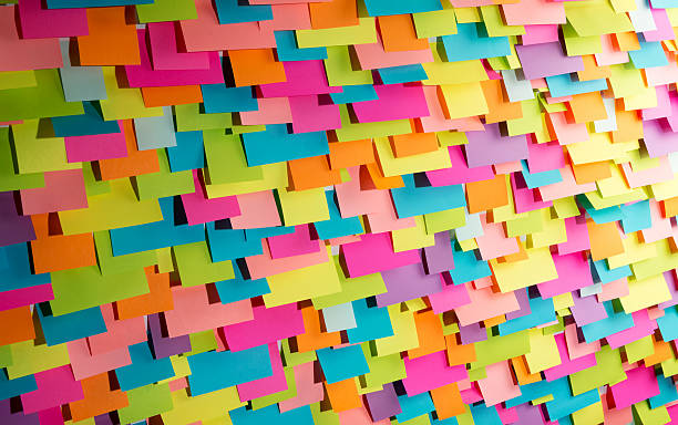 istock Many of colorful stickers 490693770