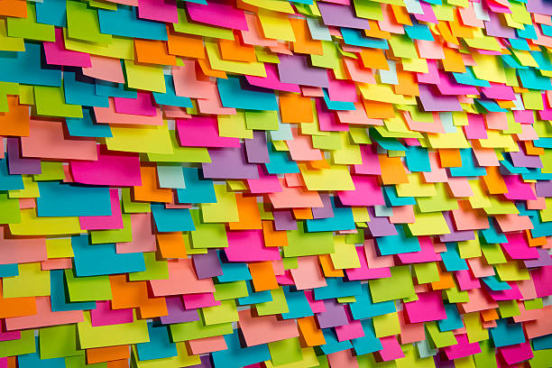 istock Many of colorful stickers 490693844