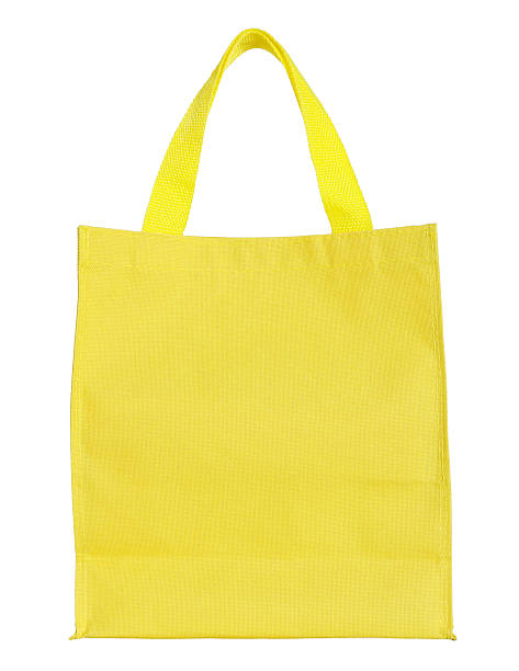 istock yellow canvas shopping bag 490695197