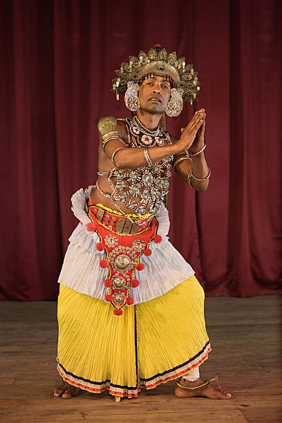 istock Kandyan dancer during the show, Kandy, Sri Lanka 490695842