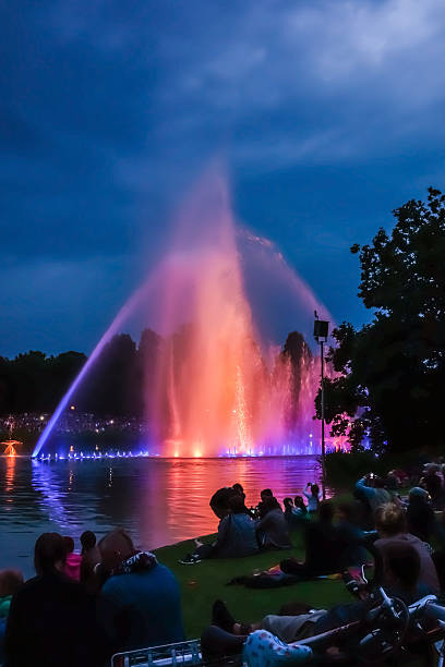 planten onu blomen famosa luz de concerto-água - blomen imagens e fotografias de stock