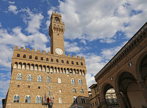 istock Florence Italy historic town hall called Palazzo Vecchio 490715878