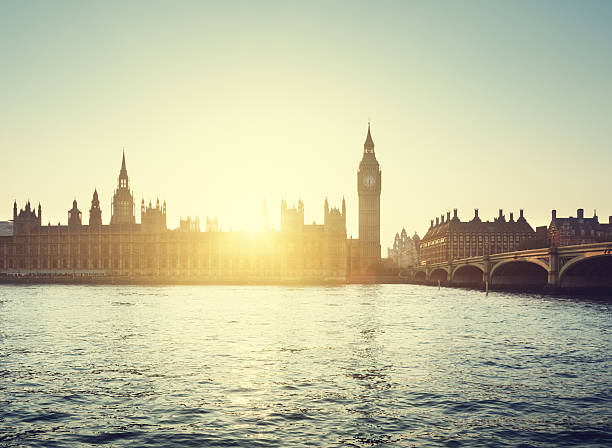 istock Big Ben and Westminster at sunset, London, UK 490716490