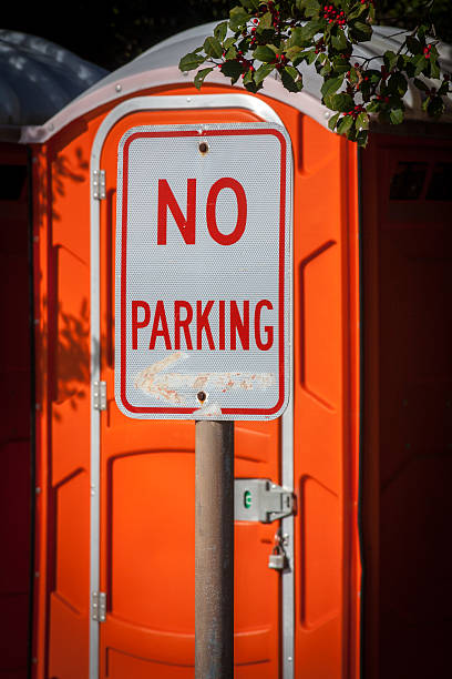 istock No Parking at Porta-John 490717168