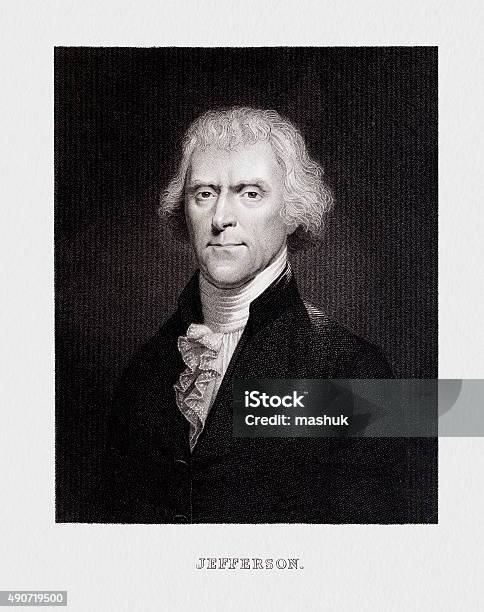 Thomas Jefferson 3rd Usa President Stock Illustration - Download Image Now - Fame, Inventor, Thomas Jefferson