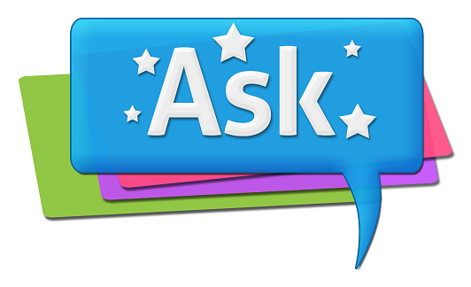 ASK - Add Some Knowledge text over colorful background.