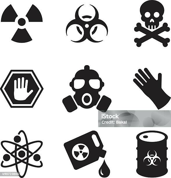 Biologische Gefährdung Symbole Stock Vektor Art und mehr Bilder von Icon - Icon, Giftstoff, Chemikalie