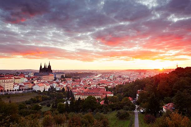 istock Prague at the sunrise 490725480