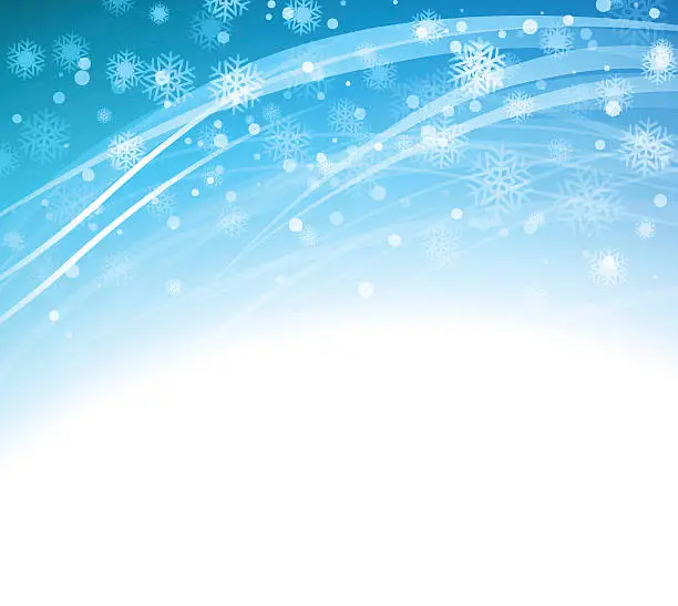 Vector illustration of Christmas background with snowflakes