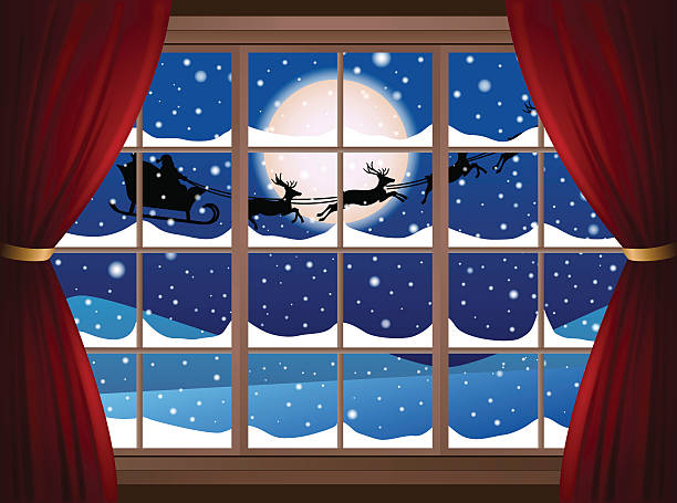Christmas Illustration Stock Illustration - Download Image Now - Window, Christmas, Snow - iStock Christmas Illustration Stock Illustration - Download Image Now - Window, Christmas, Snow - iStock