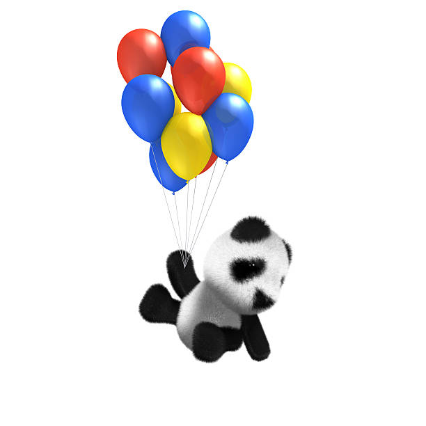 istock 3D Baby Panda balloon ride 490734655