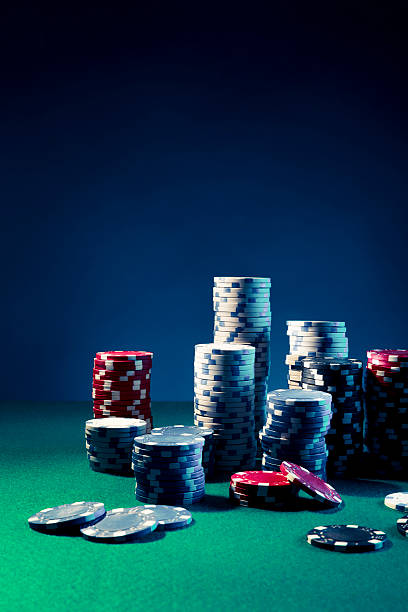 istock High contrast image of Casino chips 490734919