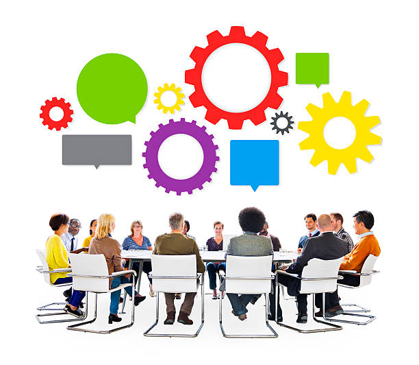 istock Teamwork of Multiethnic People in a Meeting 490735517