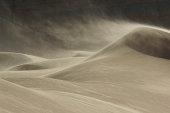 Sandstorm in Desert