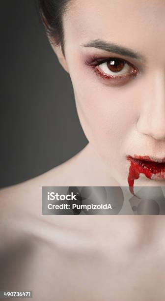 Vampire Eye Stock Photo - Download Image Now - Adult, Beauty, Black Color