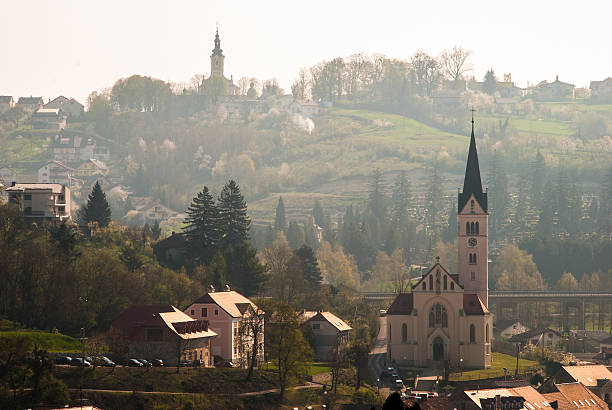 istock Town Krapina, Croatia 490738105