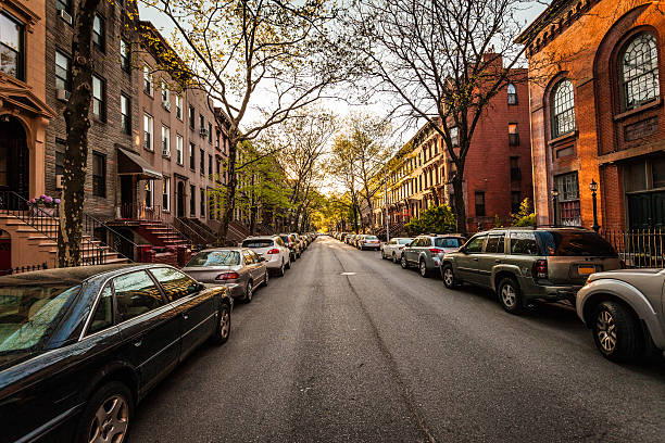 istock Brooklyn brownstones on side street 490738231