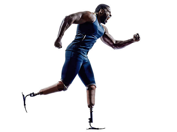 istock handicapped man runners sprinters with legs prosthesis silhouette 490738351