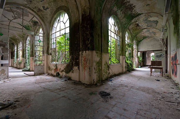 istock Abandoned Psychiatric Hospital 490738455