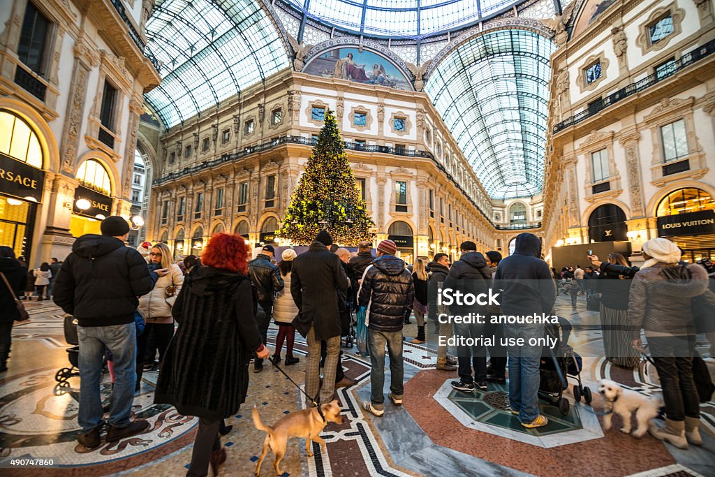 Louis Vuitton Store In Galleria Vittorio Emanuele Ii In Milan Stock Photo -  Download Image Now - iStock