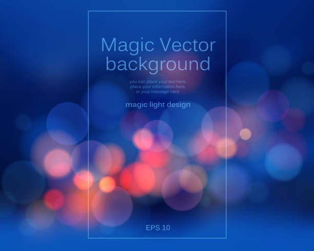 bokeh background EPS 10 file. It contains blending objects, layered. bokeh stock illustrations