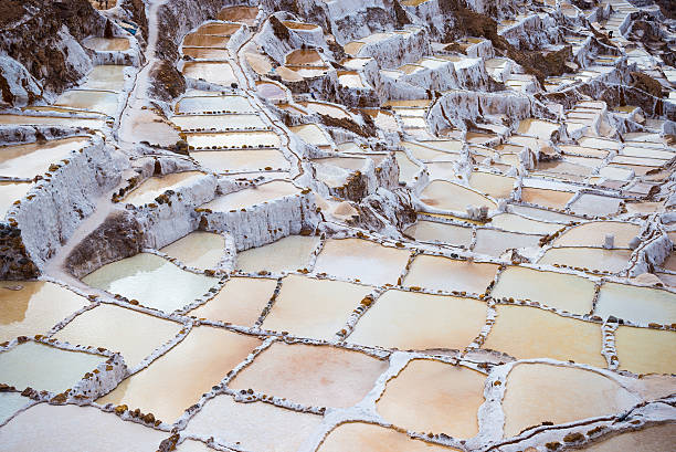 istock Terraced salt basins on the Peruvian Andes 490752290