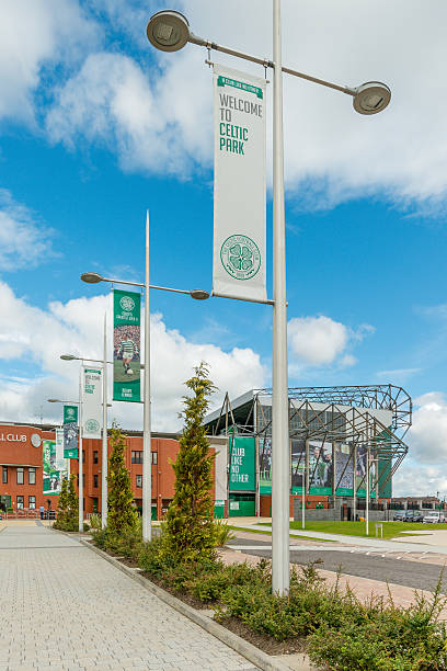 celta park-glasgow - celtic fc imagens e fotografias de stock