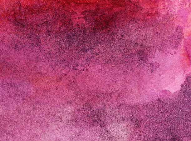 istock Bright magenta hand painted background on paper 490753806
