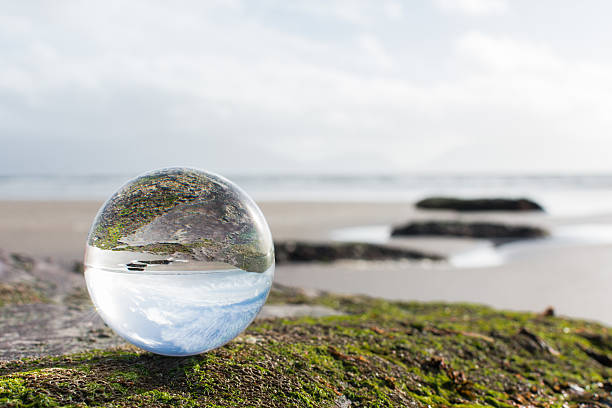 istock Crystal ball at the beach 490759618