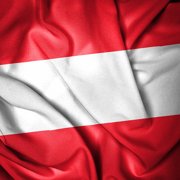 istock Close up Flag of Austria 490771345