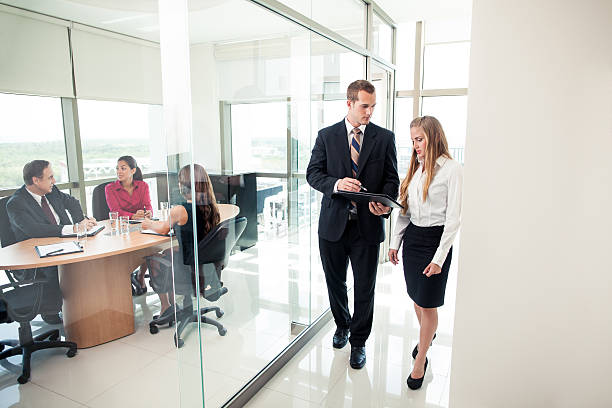 istock Business partners arriving to a meeting 490771889