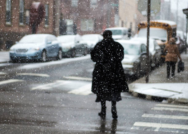 istock Woman Walking in Snow 490774471