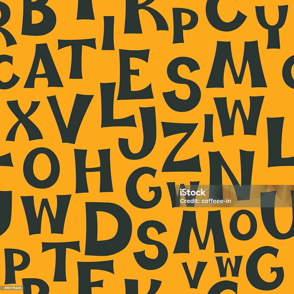 Eng Writing Pattern English Alphabet Pattern Stock Illustration - Download Image Now - 2015 ...