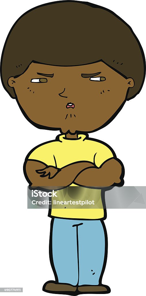 Grumpy Human Cartoon Cartoon Grumpy Man Stock Illustration - Download Image Now - Adult ...
