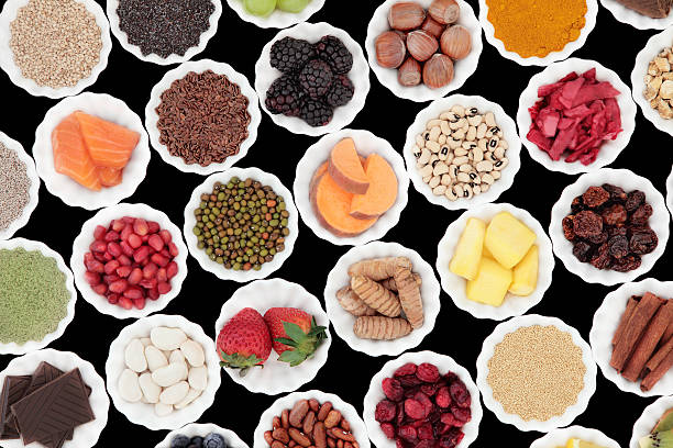 nourriture de remis'en forme - carbohydrate ingredient food state choice photos et images de collection