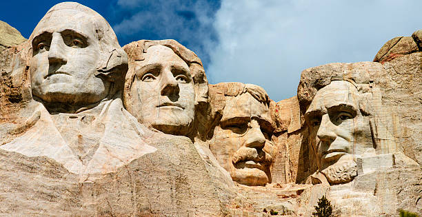 Die vier Präsidenten in Mount Rushmore in South Dakota – Foto