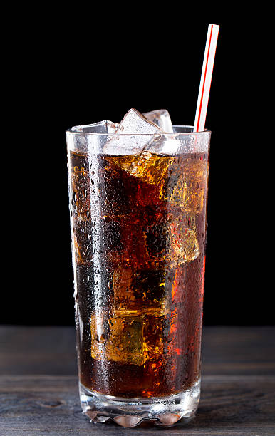 istock Glass of cola with ice 490778047