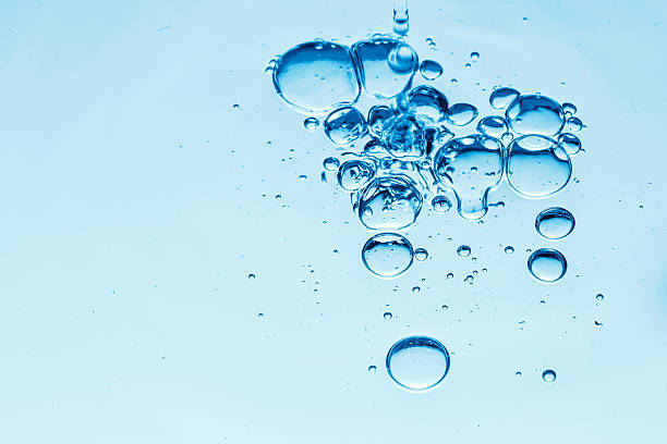 istock Background of blue water drops 490778123