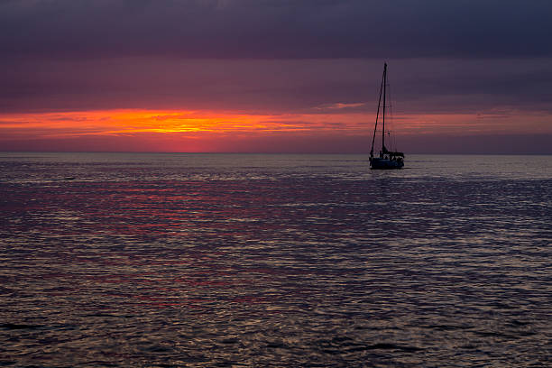 istock Magical sunset over the Adriatic sea 490781298