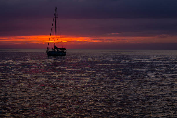 istock Magical sunset over the Adriatic sea 490781318