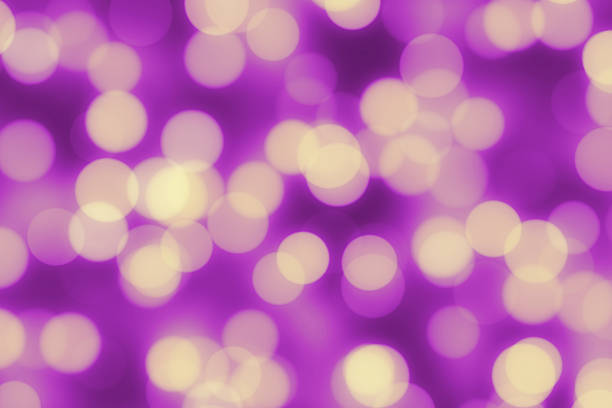istock Blurred purple and beige multicolor bokeh dots 490781998
