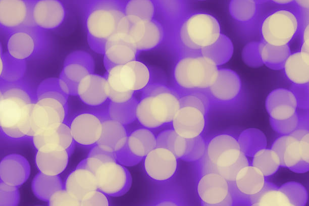 istock Blurred purple and beige multicolor bokeh dots 490782036