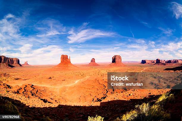 Monument Valley Stock Photo - Download Image Now - 2015, American Culture, Arid Climate