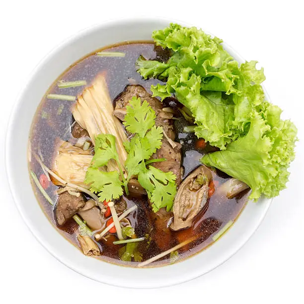 Photo of Bah kut teh, stew of pork and Chinese herbal soup