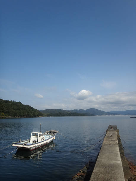 istock Wharf and fishing boat 490785140