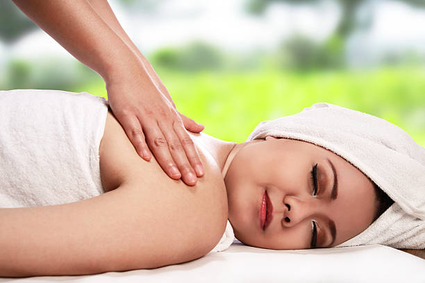 istock Young Woman Relaxing In Spa 490787130