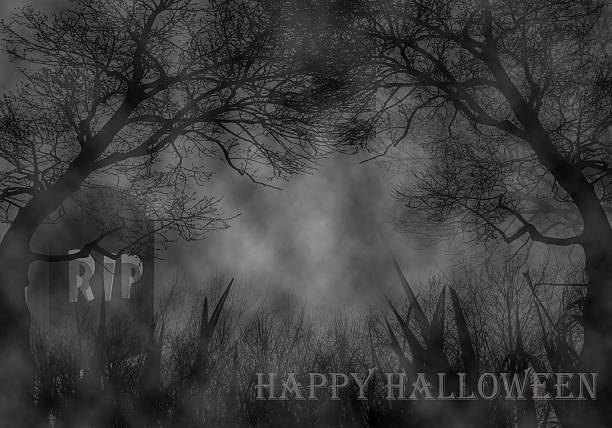 istock Halloween theme with smoke and fog effect 490787540