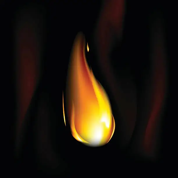 Vector illustration of Flame